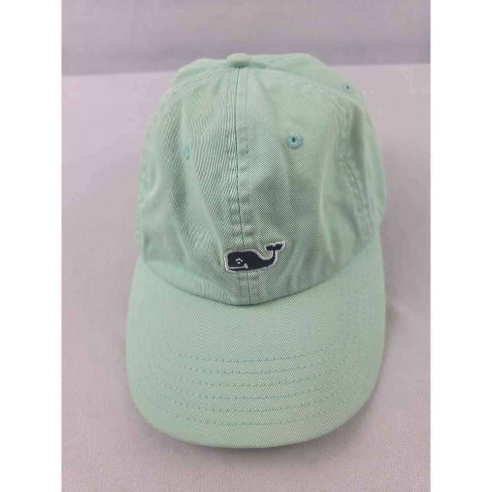 Vineyard Vines Mint Green Dad Hat Ball Cap Adjustable Embroidered Whale